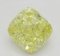 2.01 ct, Intense Yellow/VS2, Cushion cut Diamond