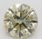 20.03 ct, Bn. Yellow/VS1, Round cut Diamond