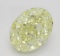 4.12 ct, Lt. Yellow/VVS2, Oval cut Diamond