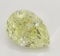 2.05 ct, Yellow/VVS1, Pear cut Diamond