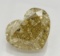 3.29 ct, Bn. Yellow/VS1, Heart cut Diamond