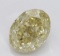 2.20 ct, Bn. Yellow/VS2, Oval cut Diamond