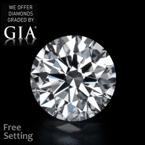 3.14 ct, Color E/VS2, Round cut Diamond