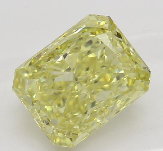 2.02 ct, Yellow/VS1, Radiant cut Diamond