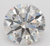 3.35 ct, Faint Pink Color/IF, Round cut Diamond