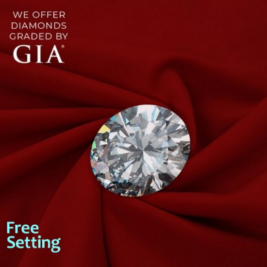 1.51 ct, Color D/VVS1, Oval cut Diamond