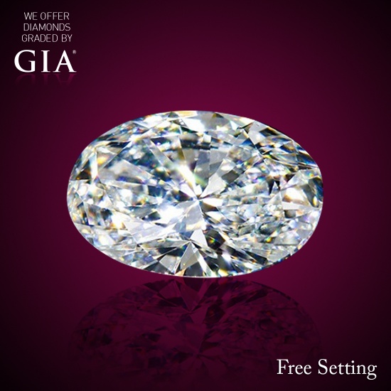 1.02 ct, E/IF, Oval cut Diamond, 61% off Rapaport List Price (GIA Graded), Unmounted. Appraised Valu