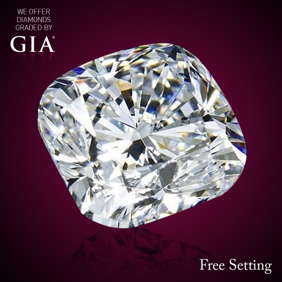 1.21 ct, F/VS1, Cushion cut Diamond, 59% off Rapaport List Price (GIA Graded), Unmounted. Appraised