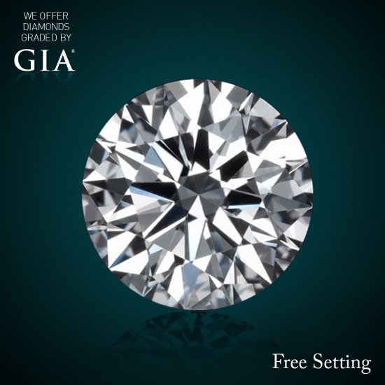 1.01 ct, H/VS2, Round cut Diamond, 43% off Rapaport List Price (GIA Graded), Unmounted. Appraised Va