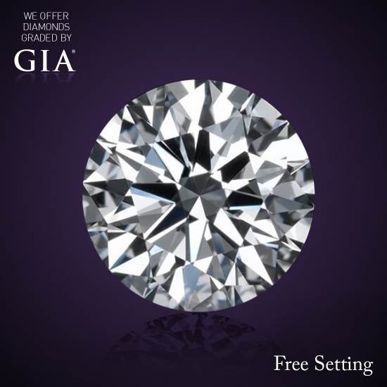 2.04 ct, E/VS1, Round cut Diamond, 41% off Rapaport List Price (GIA Graded), Unmounted. Appraised Va