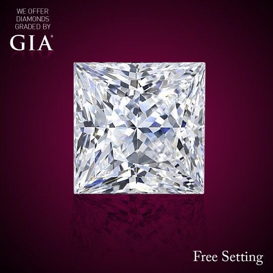 2.01 ct, G/VVS1, Princess cut Diamond, 58% off Rapaport List Price (GIA Graded), Unmounted. Appraise