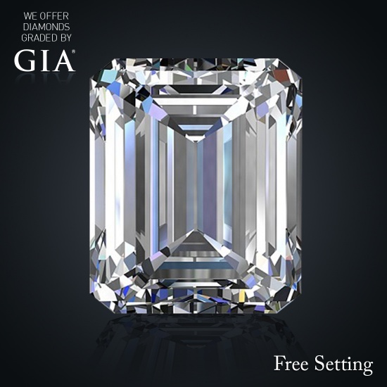 1.01 ct, E/VVS1, Emerald cut Diamond, 53% off Rapaport List Price (GIA Graded), Unmounted. Appraised