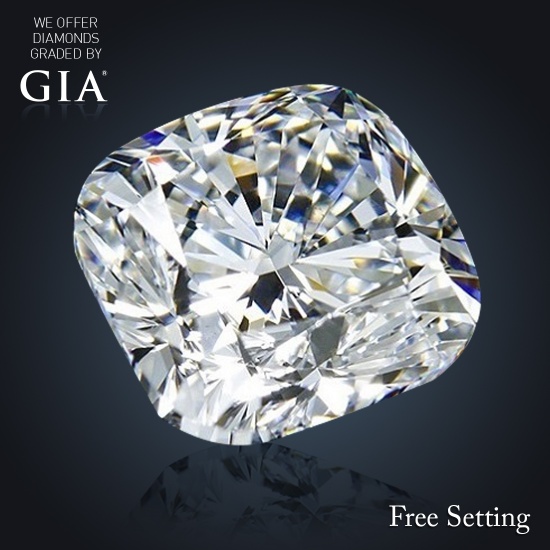 1.00 ct, G/VS2, Cushion cut Diamond, 68% off Rapaport List Price (GIA Graded), Unmounted. Appraised