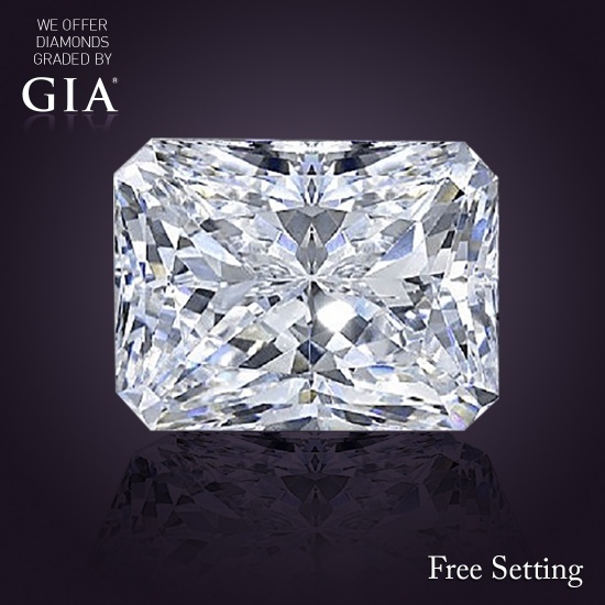 2.01 ct, I/VS2, Radiant cut Diamond, 45% off Rapaport List Price (GIA Graded), Unmounted. Appraised