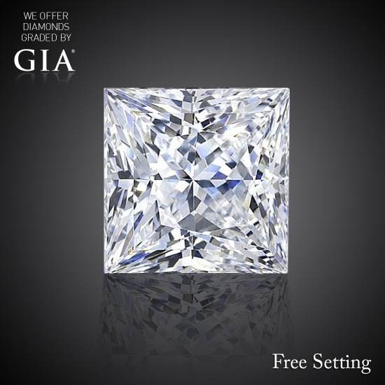 2.01 ct, D/VVS2, Princess cut Diamond, 47% off Rapaport List Price (GIA Graded), Unmounted. Appraise