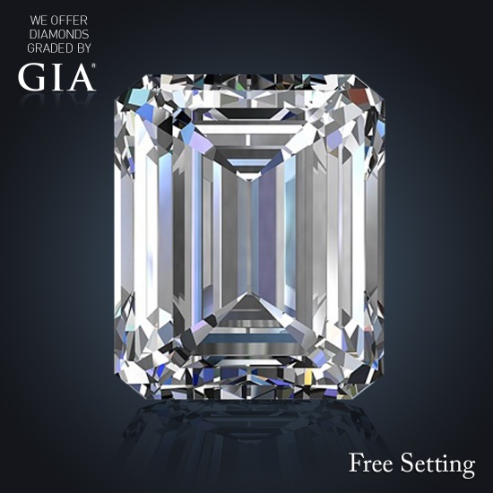 1.01 ct, F/VVS1, Emerald cut Diamond, 47% off Rapaport List Price (GIA Graded), Unmounted. Appraised