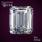 1.08 ct, Color D/VS1, Emerald cut Diamond