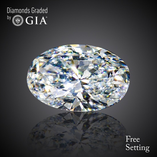 1.85 ct, Color E/VVS1, Oval cut Diamond