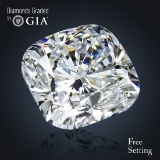 1.01 ct, Color E/VVS2, Cushion cut Diamond