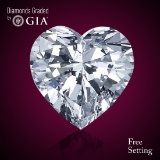 1.02 ct, Color H/VS1, Heart cut Diamond