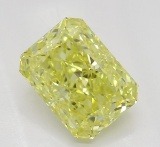 1.28 ct, Int. Yellow/VVS1, Radiant cut Diamond