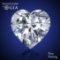 1.00 ct, Color E/VVS2, Heart cut Diamond