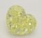 2.21 ct, Int. Yellow/VVS1, Heart cut Diamond