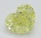 1.76 ct, Int. Yellow/VVS1, Heart cut Diamond