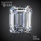 2.01 ct, Color E/VVS2, Emerald cut Diamond