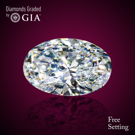 1.00 ct, Color G/VVS2, Oval cut Diamond