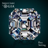 1.01 ct, Color F/VS1, Sq. Emerald cut Diamond