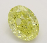 1.91 ct, Int. Yellow/VS2, Oval cut Diamond