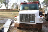 White GMC dump truck