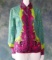 Vintage Emilio Pucci Italy Ladies Long Sleeved Printed Shirt