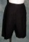 Vintage 1950s Black Stretch Jean Shorts Bermuda Style