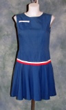Vintage 1960s Ladies Scooter Style Sports Dress