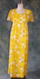 Vintage 1970s Ladies Maxi Dress With Allover Garden Floral Print