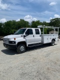 2003 GMC C4500 S/A Crew Cab Utility Truck