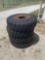 Qty of 4 MPR2 825-15 Solid Forklift Tires with Wheels