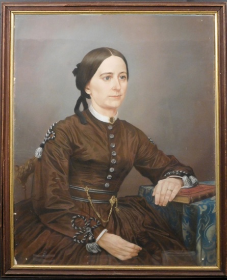 Unidentified Artist: Pastel Portrait c.1850