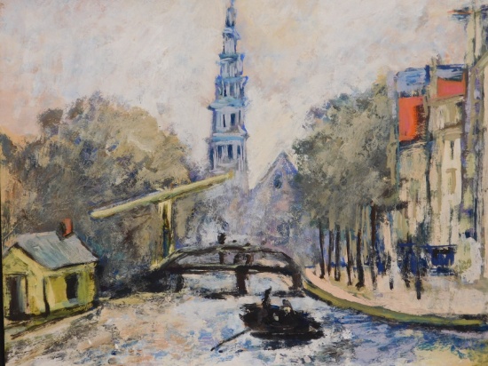 Claude Monet: Amsterdam Bridge