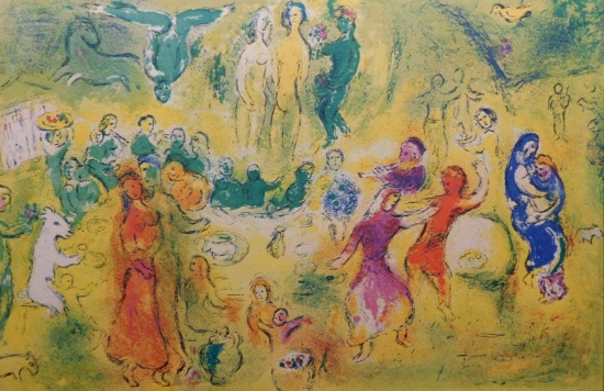 Marc Chagall: The Wedding Feast in the Nymphs Grotto