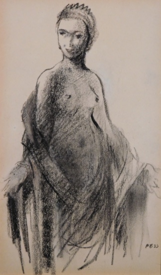 Sketch of a Classical Woman's Head