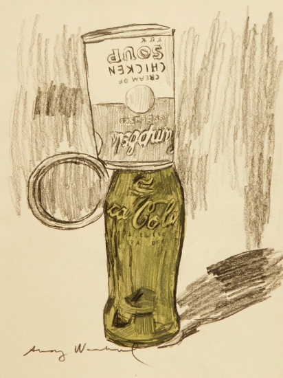 Andy Warhol: Coke Bottle and Soup Can