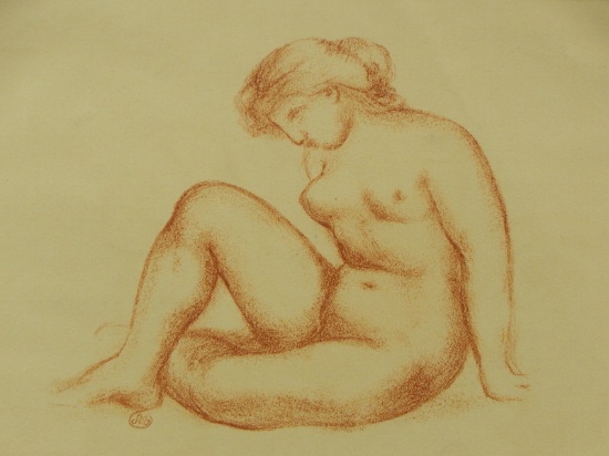 Aristide Maillol: Seated Female Nude