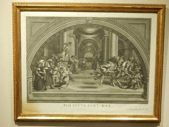 Joannes Volpato after Raphael:The Expulsion of Heliodorus from the Temple