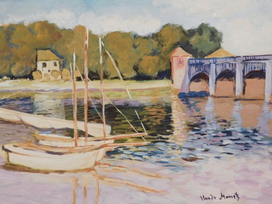 Claude Monet: The Bidege at Argenteuil