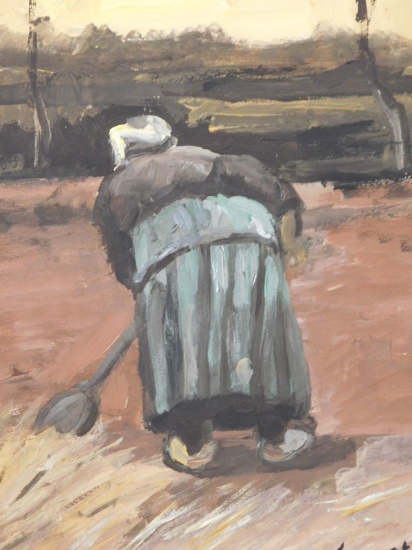 Vincent Van Gogh: Peasant Woman Digging