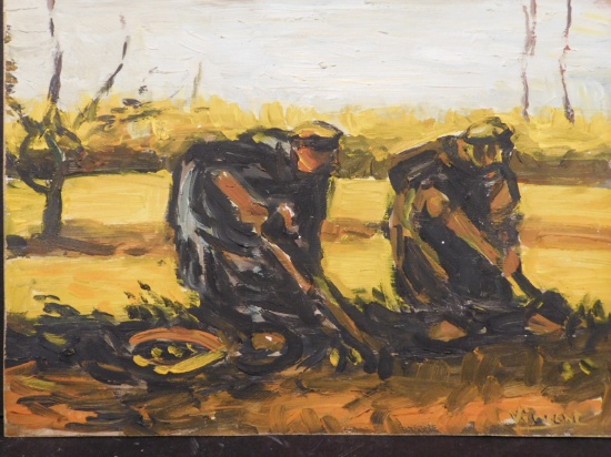 Vincent Van Gogh: Two Peasant Woman, Digging