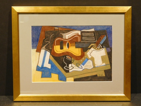 After Juan Gris: Guitar and Clarinet (1920)